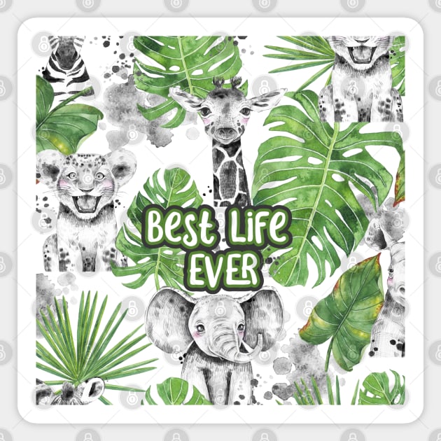 Best Life Ever Paradise Sticker by Ministry Made